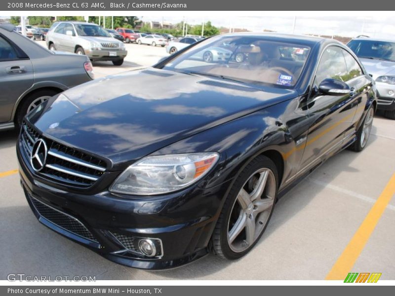 Black / Cashmere/Savanna 2008 Mercedes-Benz CL 63 AMG