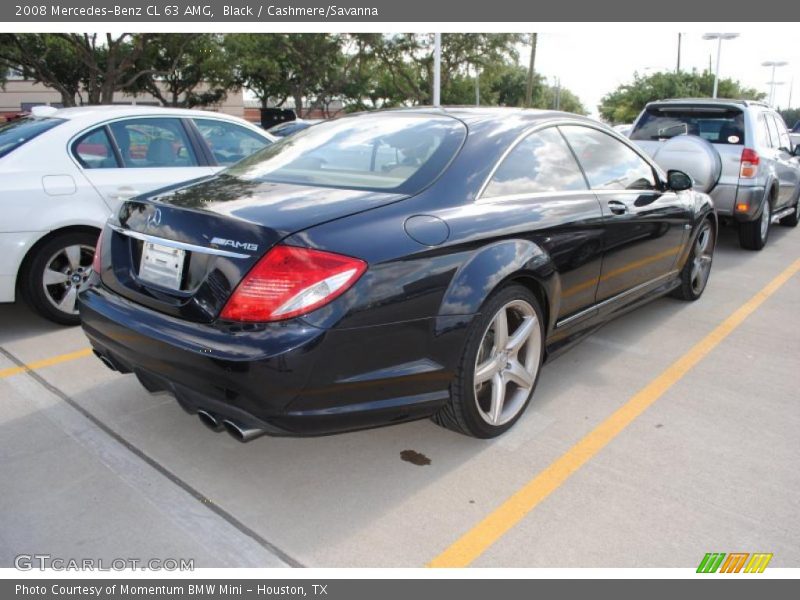 Black / Cashmere/Savanna 2008 Mercedes-Benz CL 63 AMG