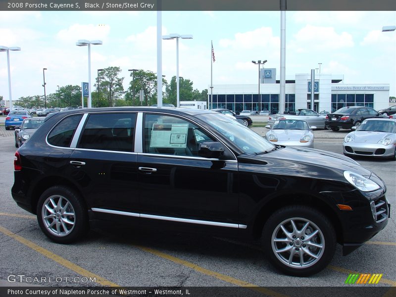 Black / Stone/Steel Grey 2008 Porsche Cayenne S