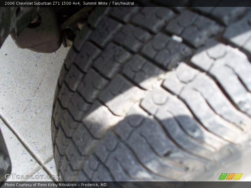 Summit White / Tan/Neutral 2006 Chevrolet Suburban Z71 1500 4x4