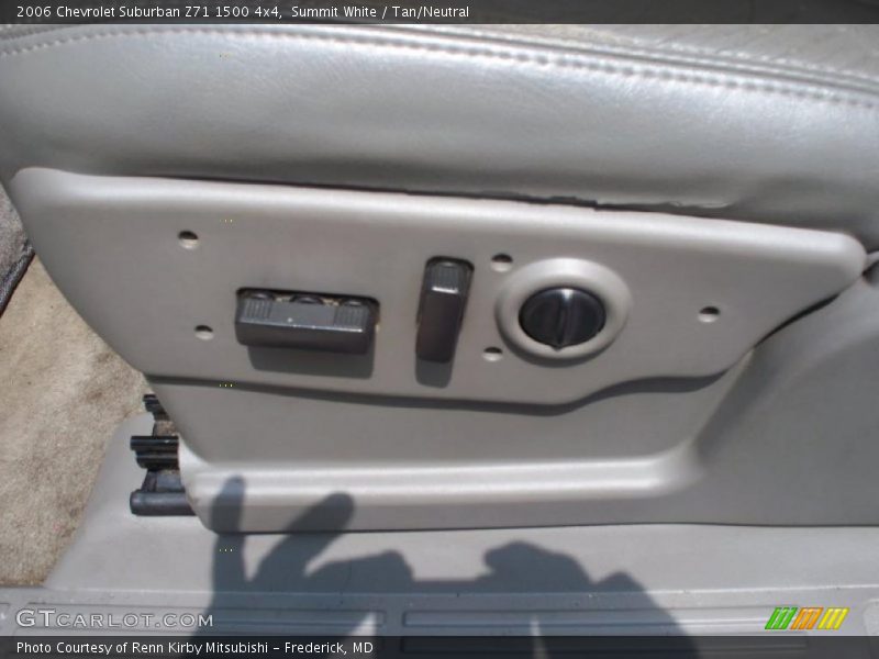 Summit White / Tan/Neutral 2006 Chevrolet Suburban Z71 1500 4x4