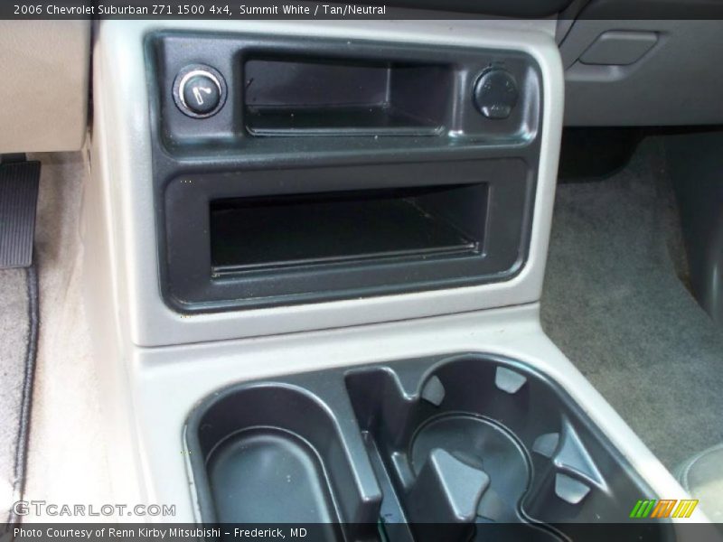 Summit White / Tan/Neutral 2006 Chevrolet Suburban Z71 1500 4x4