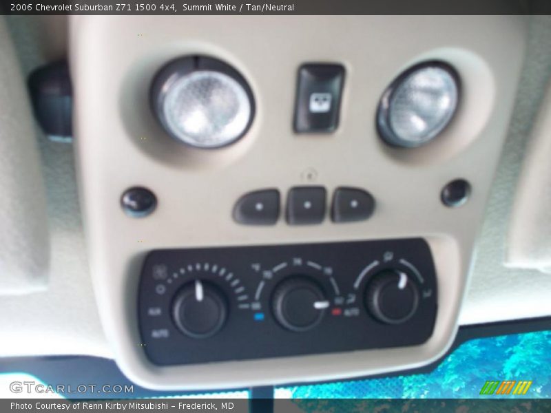 Summit White / Tan/Neutral 2006 Chevrolet Suburban Z71 1500 4x4