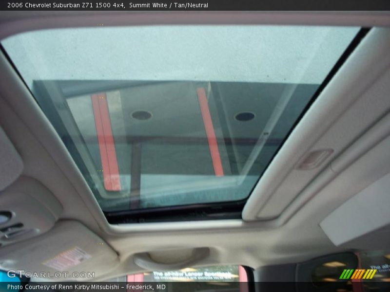 Summit White / Tan/Neutral 2006 Chevrolet Suburban Z71 1500 4x4