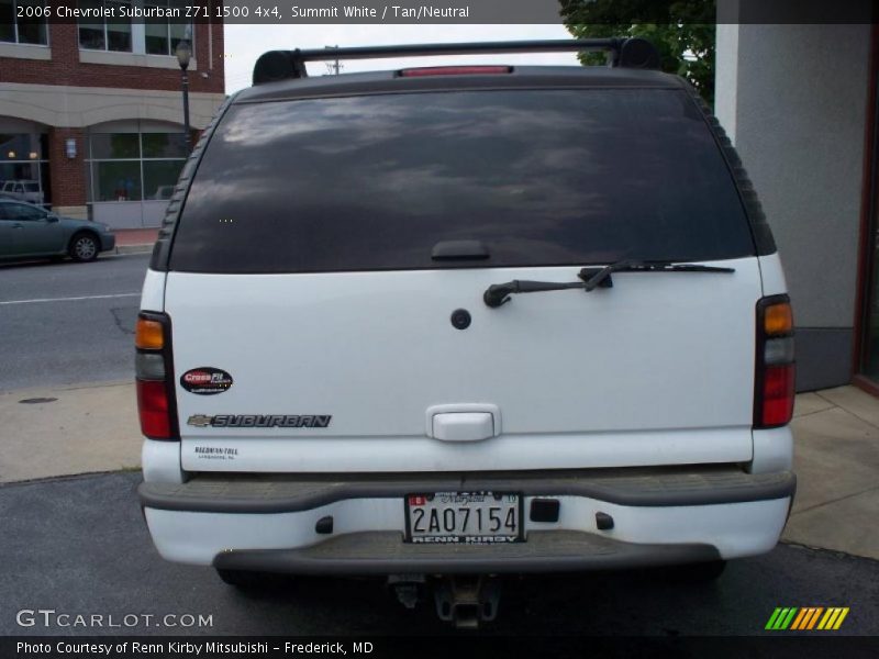 Summit White / Tan/Neutral 2006 Chevrolet Suburban Z71 1500 4x4