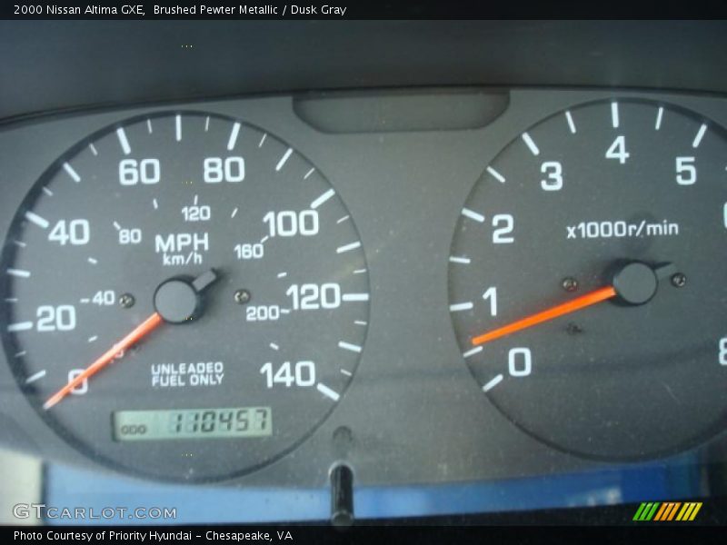Brushed Pewter Metallic / Dusk Gray 2000 Nissan Altima GXE