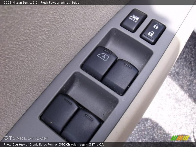 Fresh Powder White / Beige 2008 Nissan Sentra 2.0