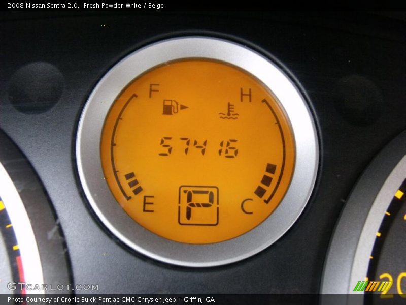 Fresh Powder White / Beige 2008 Nissan Sentra 2.0