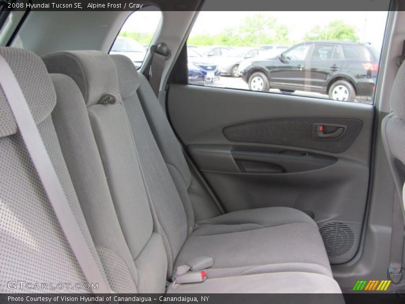 Alpine Frost / Gray 2008 Hyundai Tucson SE