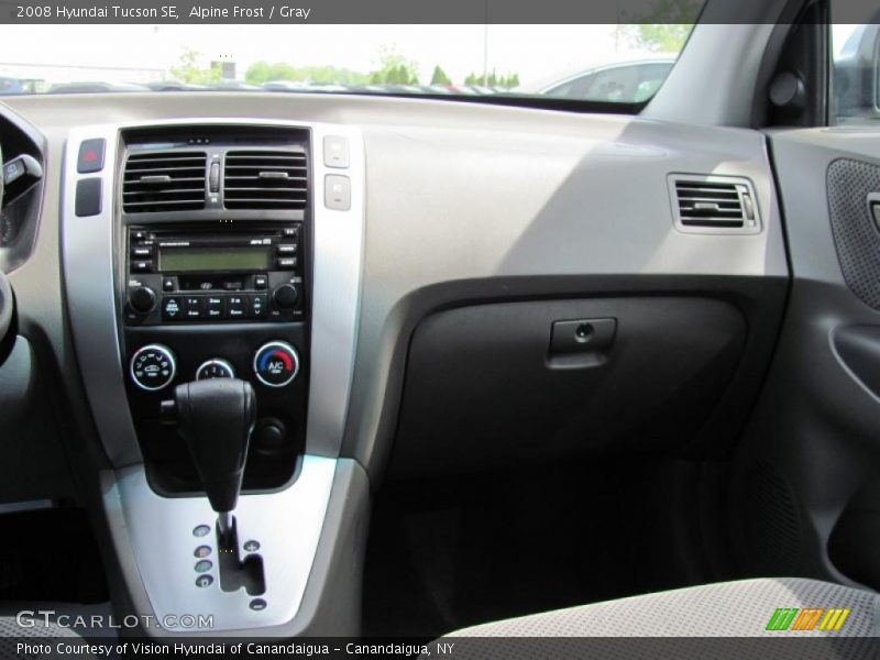 Alpine Frost / Gray 2008 Hyundai Tucson SE