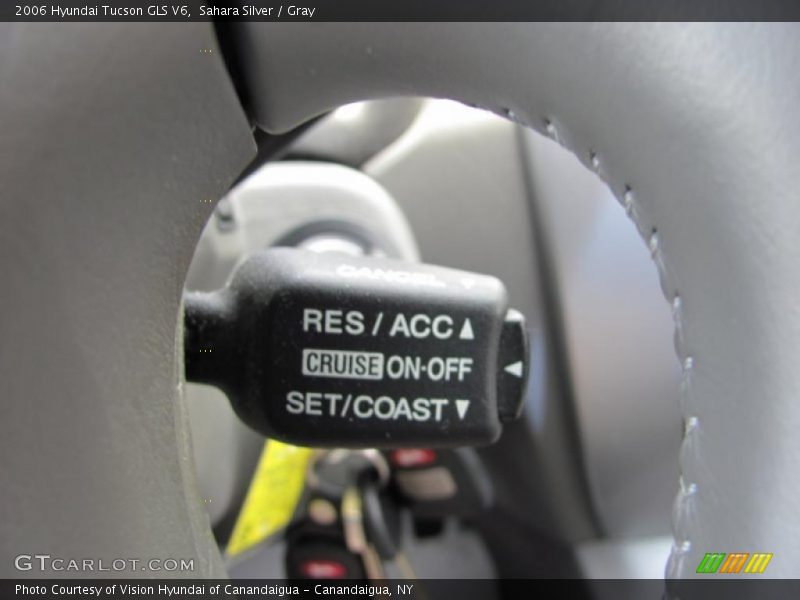 Sahara Silver / Gray 2006 Hyundai Tucson GLS V6