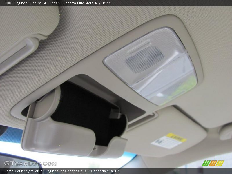 Regatta Blue Metallic / Beige 2008 Hyundai Elantra GLS Sedan