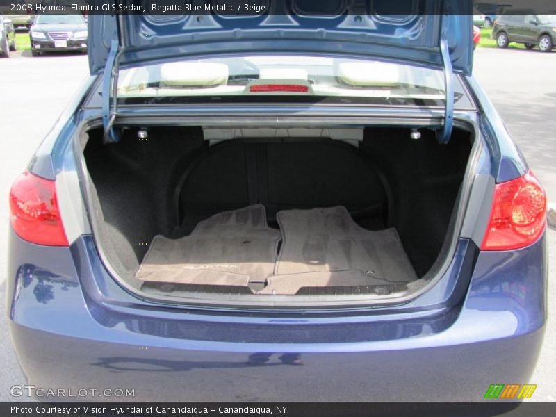 Regatta Blue Metallic / Beige 2008 Hyundai Elantra GLS Sedan