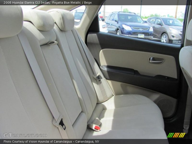 Regatta Blue Metallic / Beige 2008 Hyundai Elantra GLS Sedan