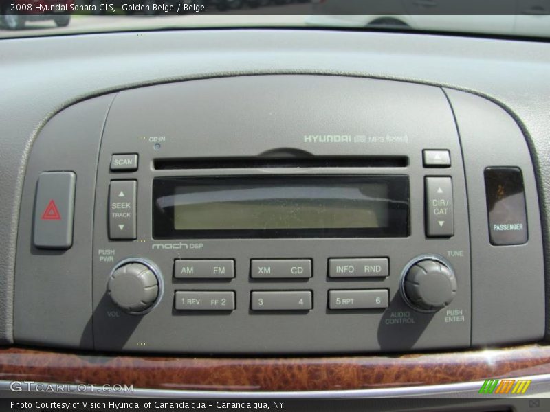 Golden Beige / Beige 2008 Hyundai Sonata GLS