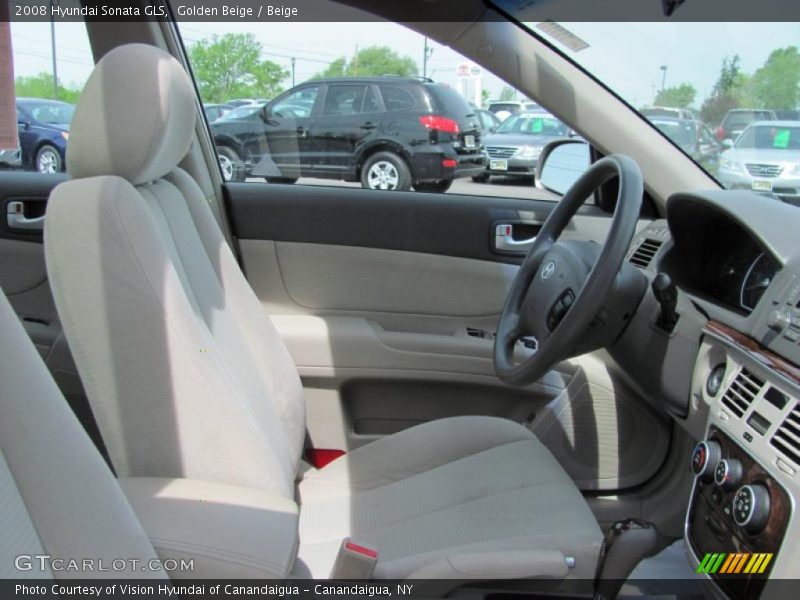 Golden Beige / Beige 2008 Hyundai Sonata GLS