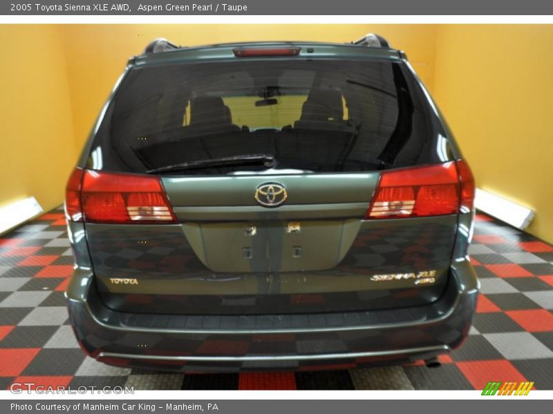 Aspen Green Pearl / Taupe 2005 Toyota Sienna XLE AWD