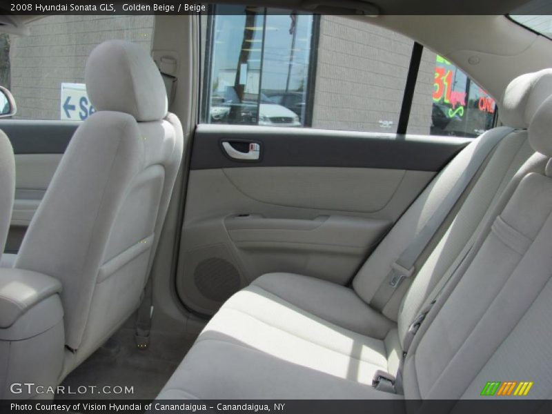 Golden Beige / Beige 2008 Hyundai Sonata GLS