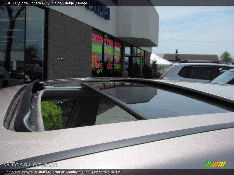 Golden Beige / Beige 2008 Hyundai Sonata GLS