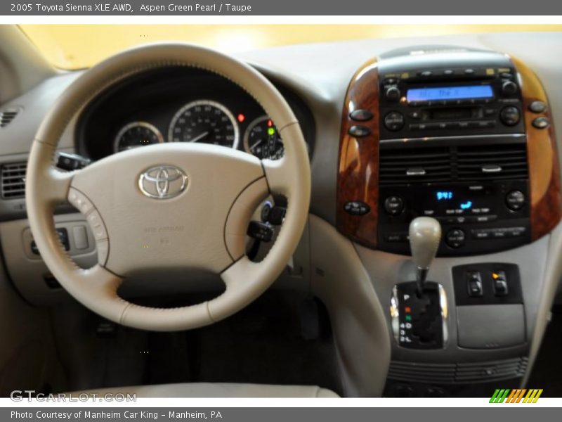 Aspen Green Pearl / Taupe 2005 Toyota Sienna XLE AWD