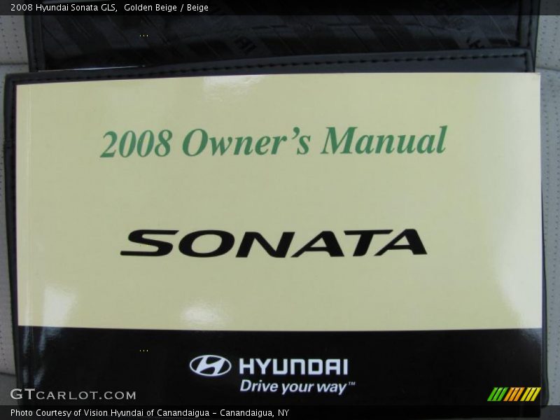 Golden Beige / Beige 2008 Hyundai Sonata GLS