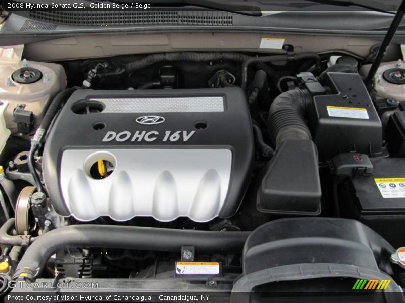 Golden Beige / Beige 2008 Hyundai Sonata GLS
