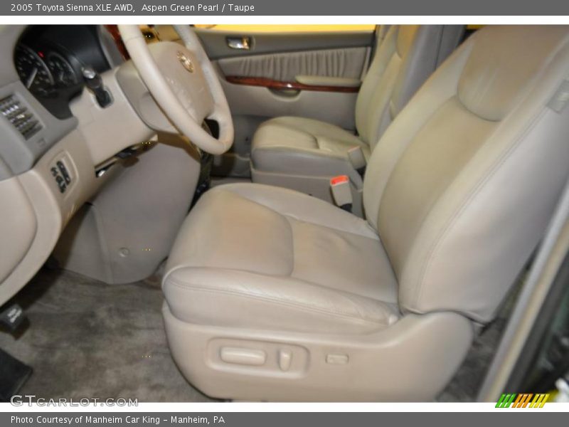 Aspen Green Pearl / Taupe 2005 Toyota Sienna XLE AWD