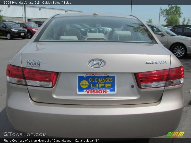 Golden Beige / Beige 2008 Hyundai Sonata GLS