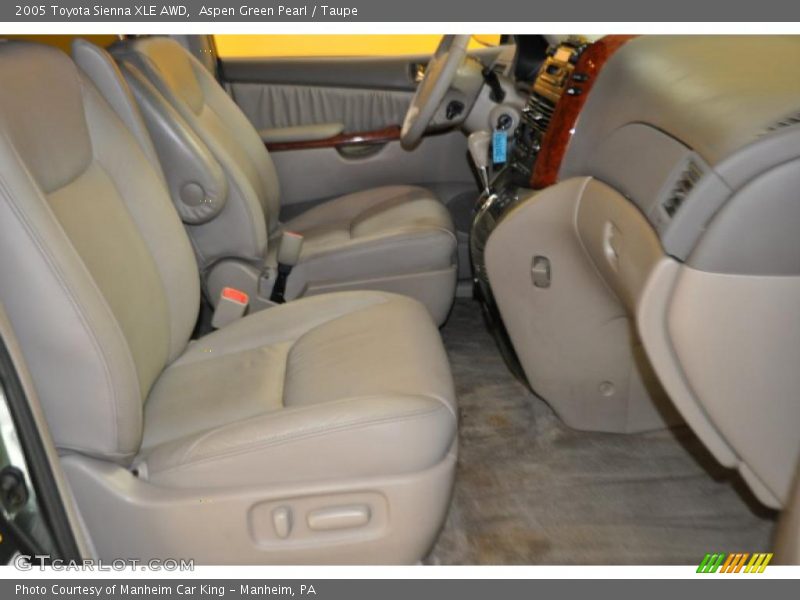 Aspen Green Pearl / Taupe 2005 Toyota Sienna XLE AWD
