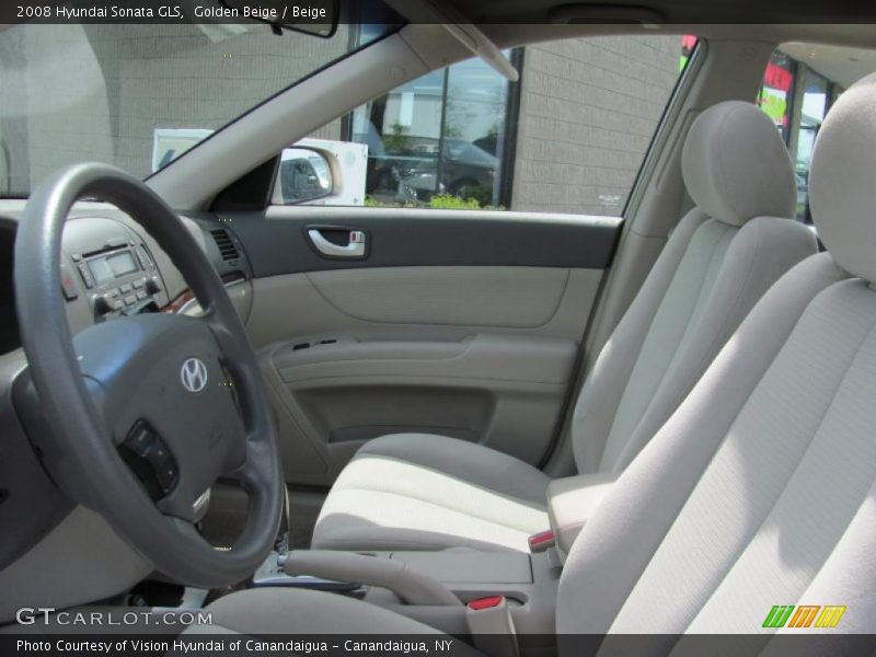 Golden Beige / Beige 2008 Hyundai Sonata GLS