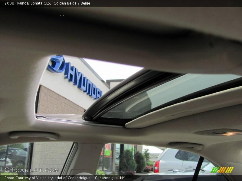 Golden Beige / Beige 2008 Hyundai Sonata GLS
