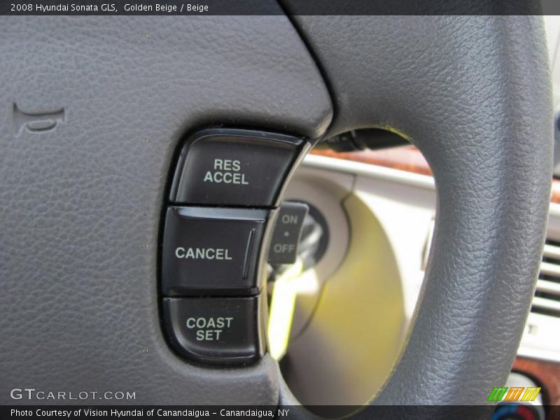Golden Beige / Beige 2008 Hyundai Sonata GLS