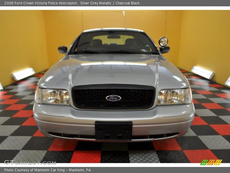Silver Grey Metallic / Charcoal Black 2008 Ford Crown Victoria Police Interceptor