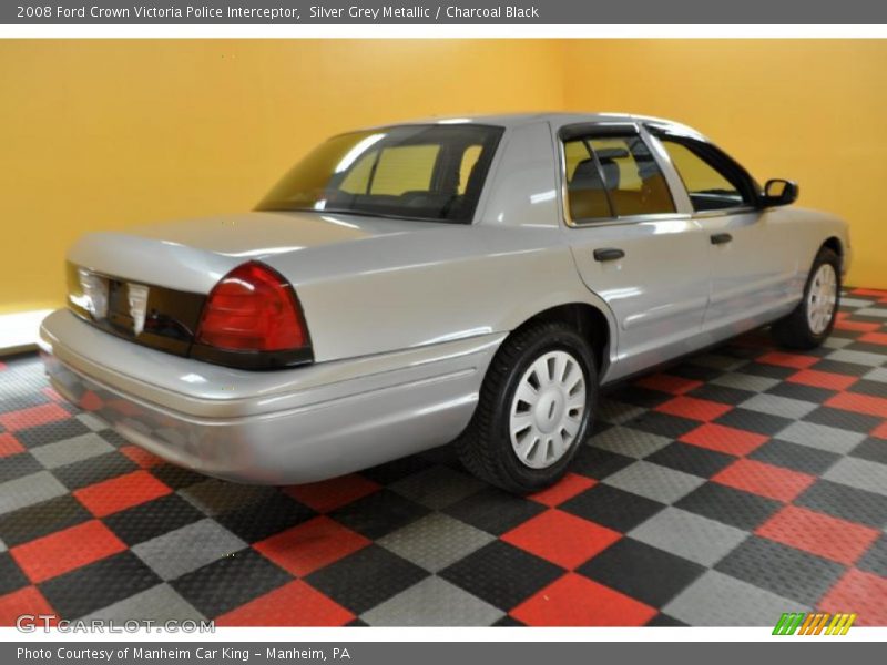 Silver Grey Metallic / Charcoal Black 2008 Ford Crown Victoria Police Interceptor