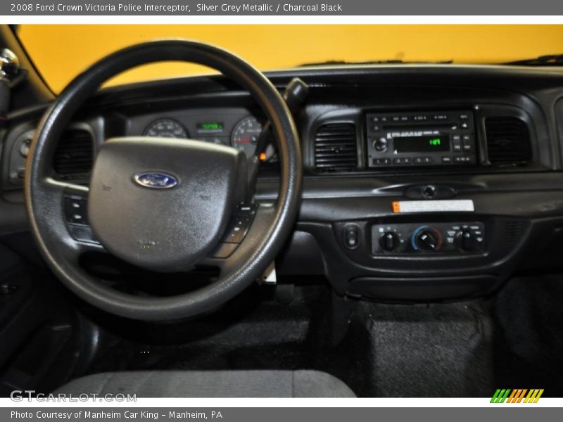 Silver Grey Metallic / Charcoal Black 2008 Ford Crown Victoria Police Interceptor