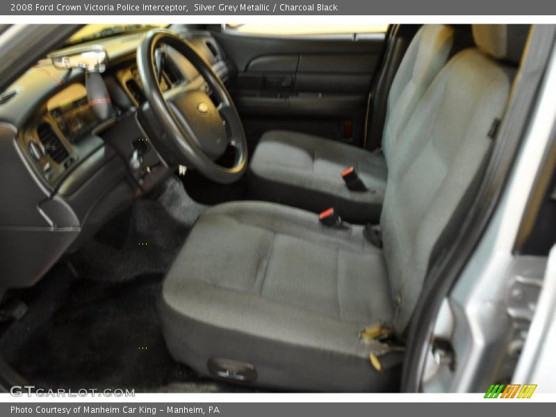 Silver Grey Metallic / Charcoal Black 2008 Ford Crown Victoria Police Interceptor