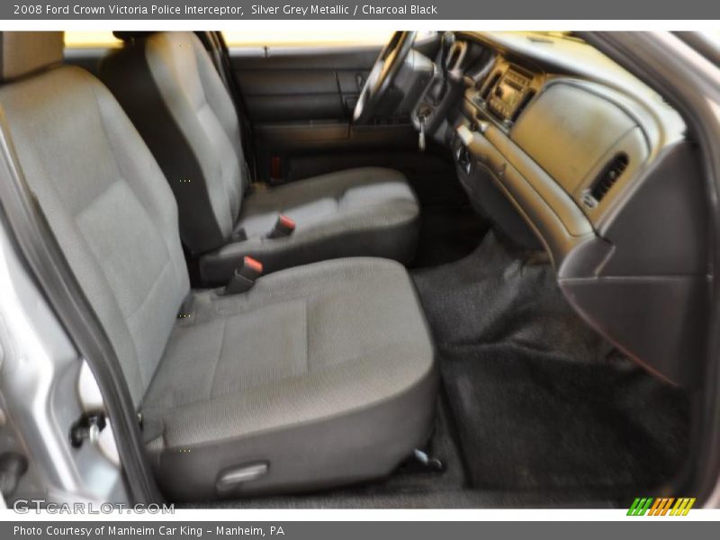 Silver Grey Metallic / Charcoal Black 2008 Ford Crown Victoria Police Interceptor