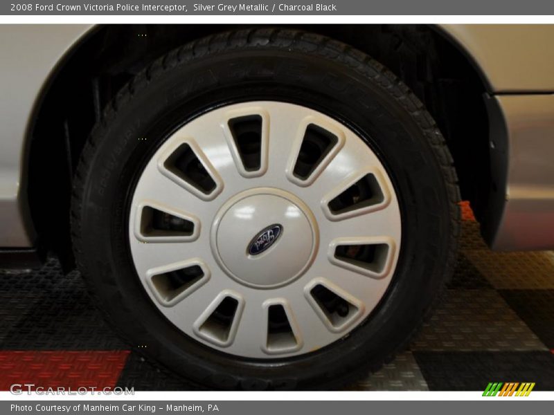 Silver Grey Metallic / Charcoal Black 2008 Ford Crown Victoria Police Interceptor
