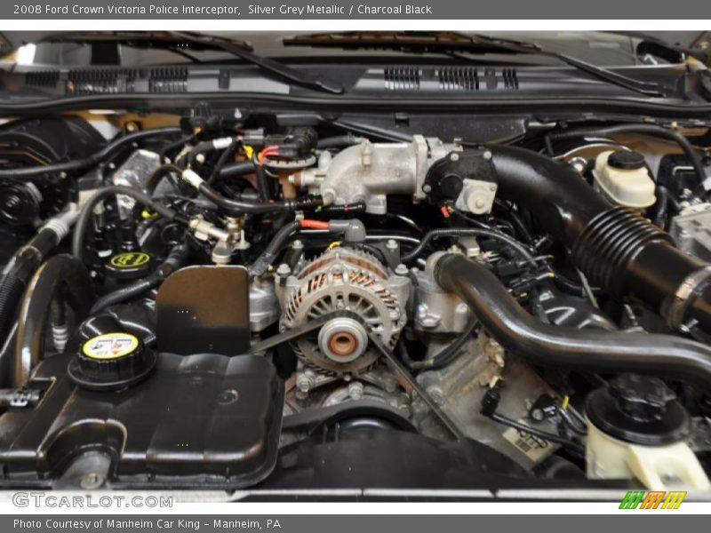 Silver Grey Metallic / Charcoal Black 2008 Ford Crown Victoria Police Interceptor