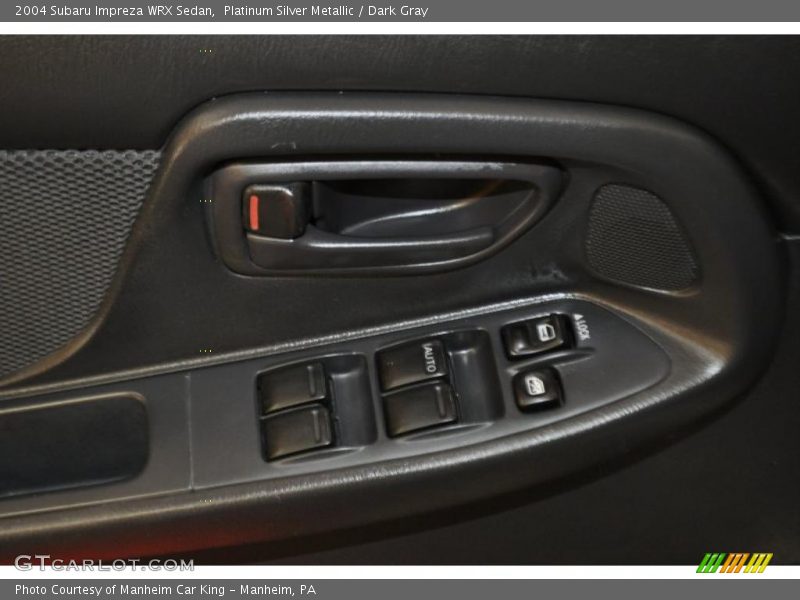 Platinum Silver Metallic / Dark Gray 2004 Subaru Impreza WRX Sedan