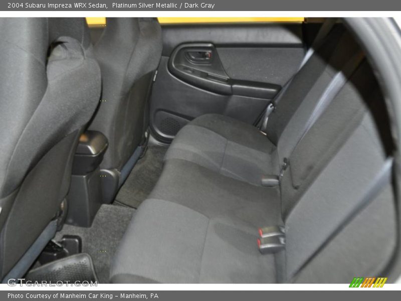 Platinum Silver Metallic / Dark Gray 2004 Subaru Impreza WRX Sedan