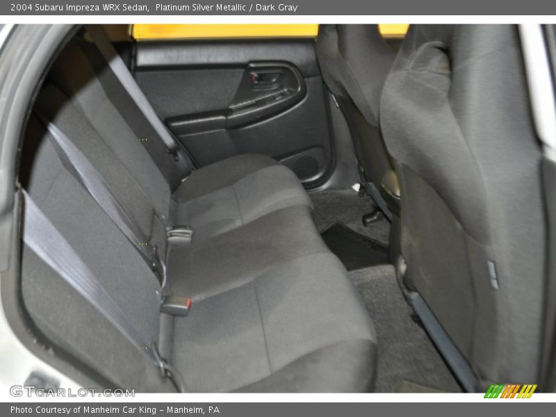 Platinum Silver Metallic / Dark Gray 2004 Subaru Impreza WRX Sedan