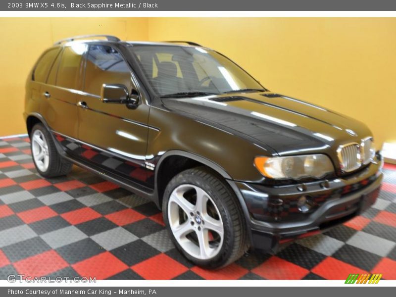Black Sapphire Metallic / Black 2003 BMW X5 4.6is