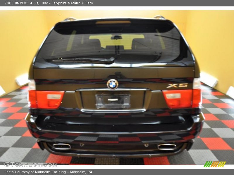 Black Sapphire Metallic / Black 2003 BMW X5 4.6is