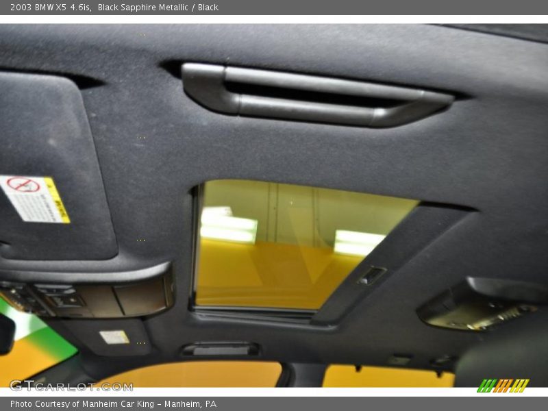 Black Sapphire Metallic / Black 2003 BMW X5 4.6is