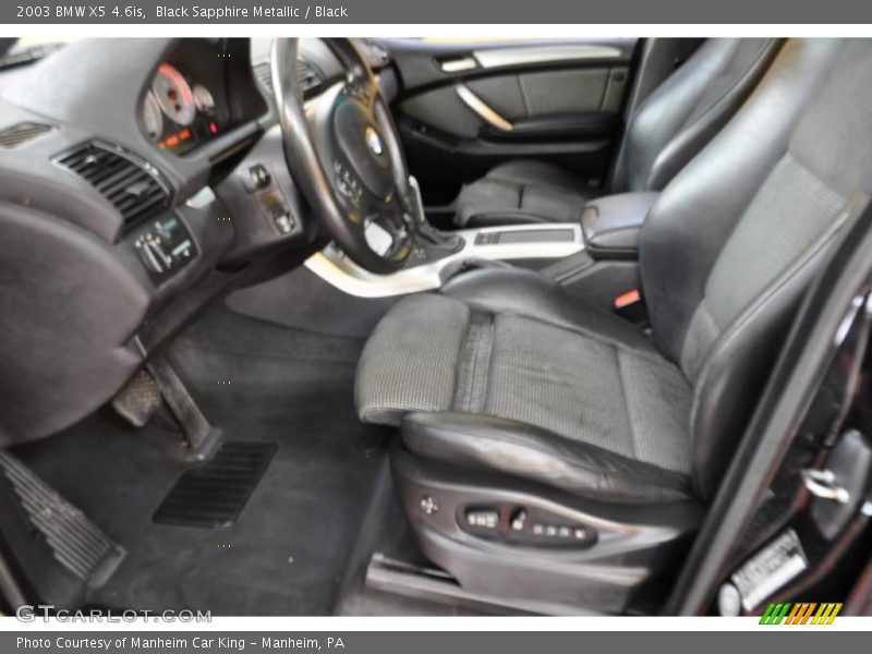 Black Sapphire Metallic / Black 2003 BMW X5 4.6is