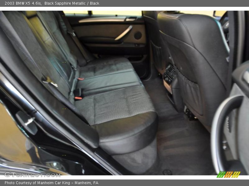 Black Sapphire Metallic / Black 2003 BMW X5 4.6is