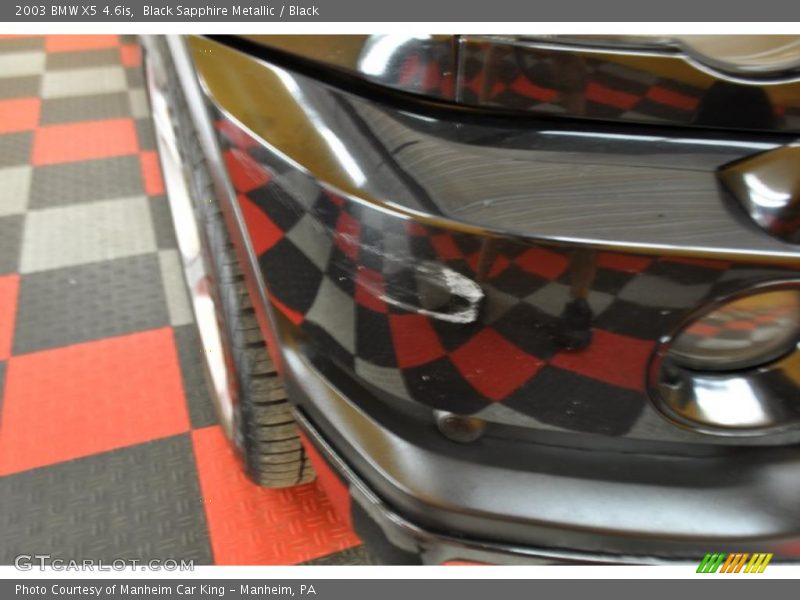 Black Sapphire Metallic / Black 2003 BMW X5 4.6is