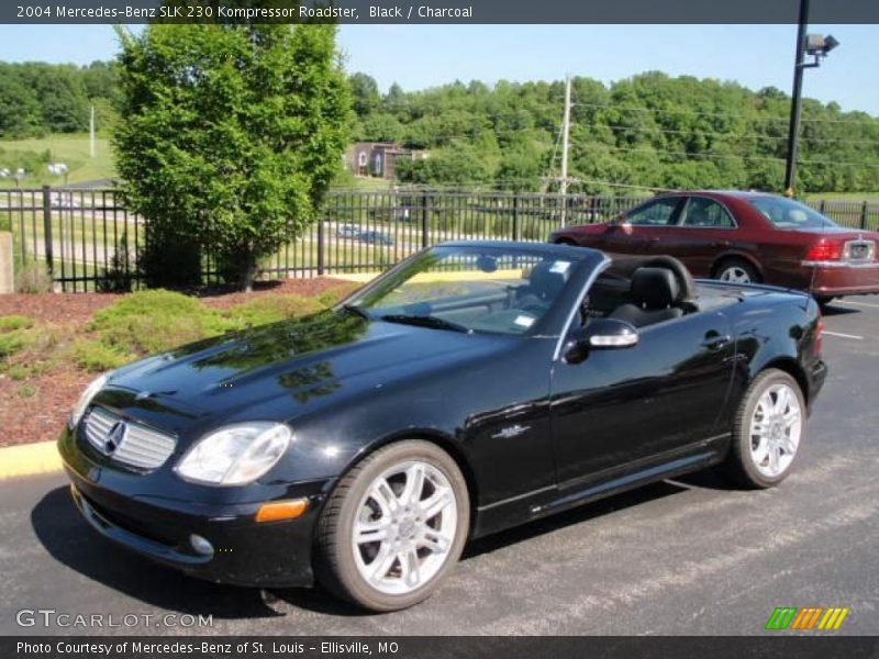 Black / Charcoal 2004 Mercedes-Benz SLK 230 Kompressor Roadster