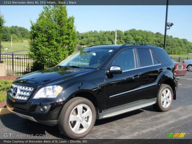 Black / Black 2010 Mercedes-Benz ML 350 4Matic
